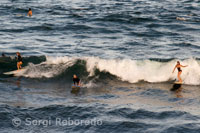 Playa de Honoli’i donde la mayoría de practicantes al surf son mujeres, incluso existe una escuela, la Big Island Girl Surf, que les da clases a las novicias. Big Island.